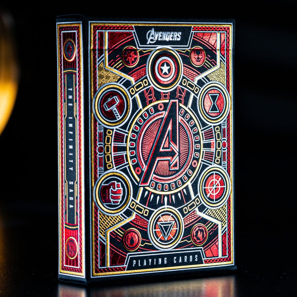 Avengers The Infinity Saga Playing Cards Red Version Theory11