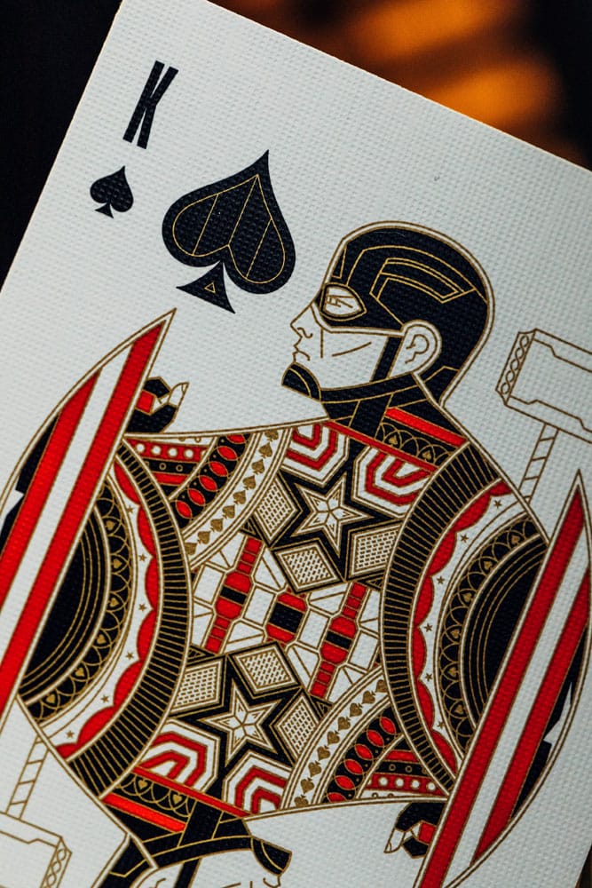 Avengers The Infinity Saga Playing Cards Red Version Theory11