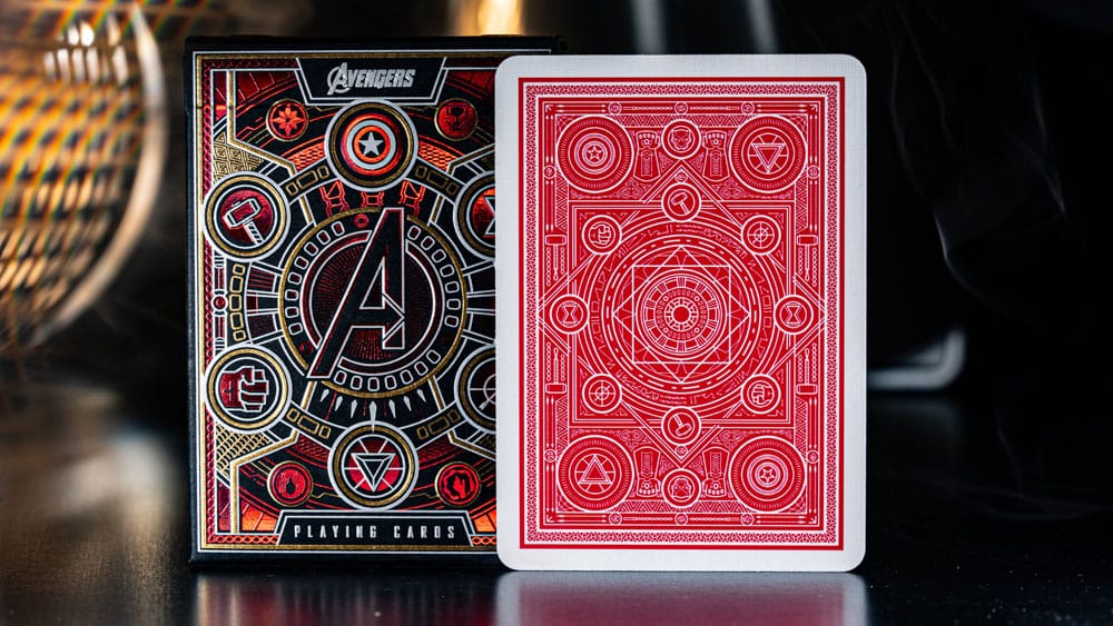 Avengers The Infinity Saga Playing Cards Red Version Theory11