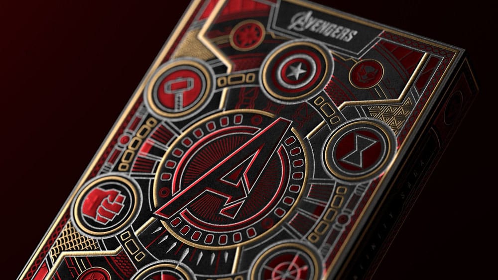 Avengers The Infinity Saga Playing Cards Red Version Theory11