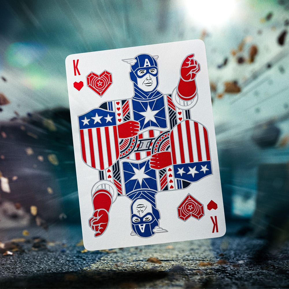 Captain America Playing Cards Patriotic Design Theory11