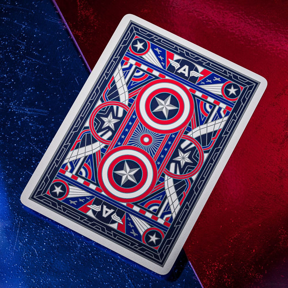 Captain America Playing Cards Patriotic Design Theory11