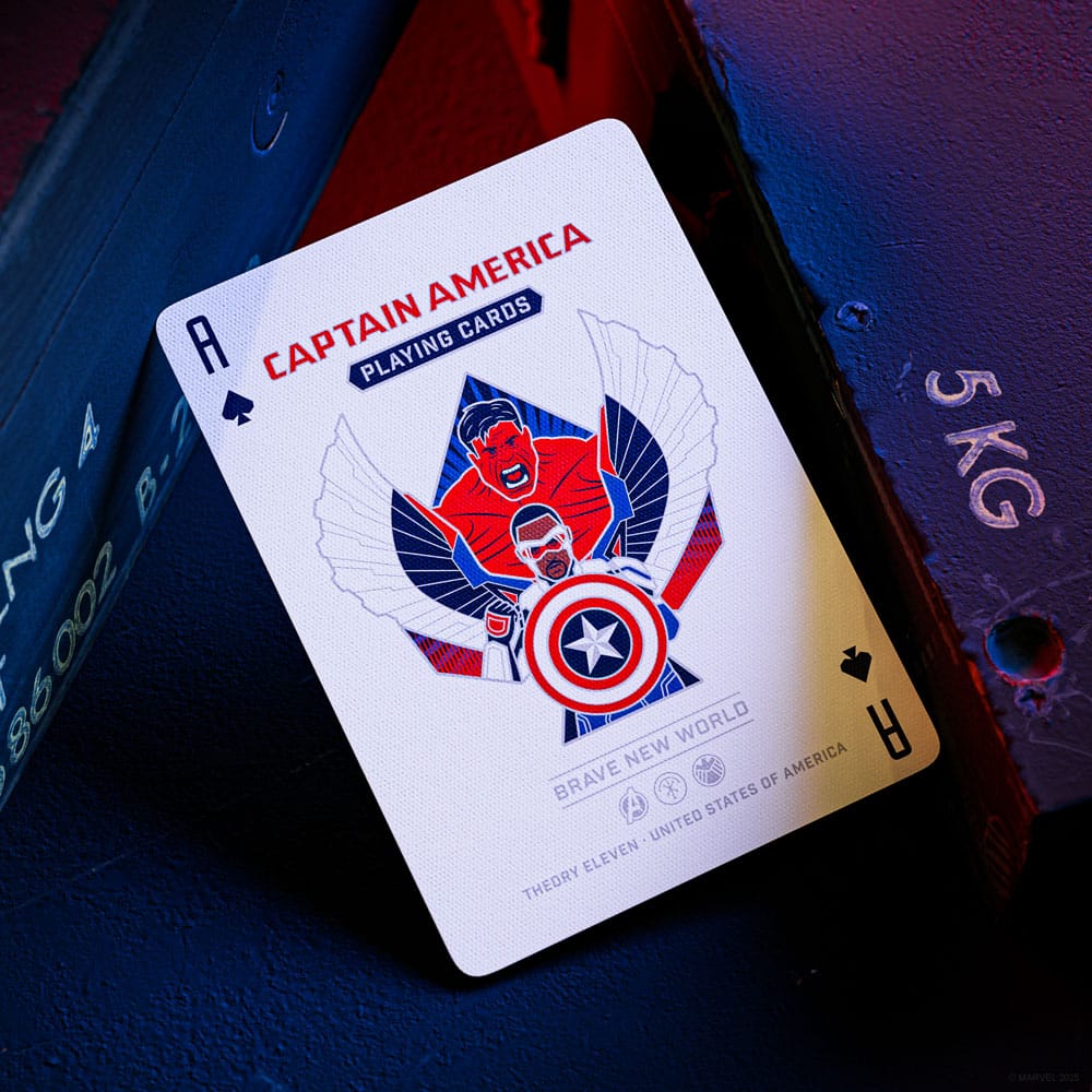 Captain America Playing Cards Patriotic Design Theory11