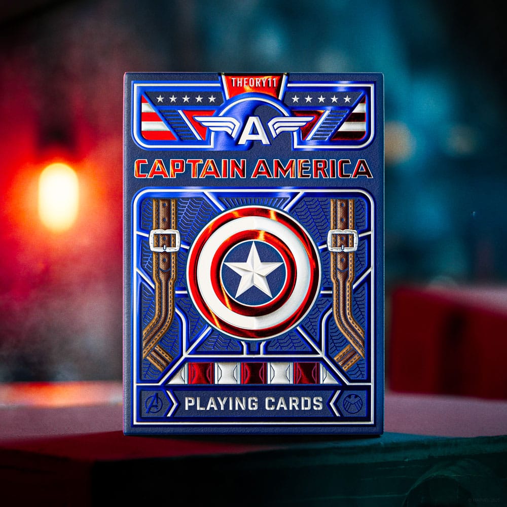 Captain America Playing Cards Patriotic Design Theory11