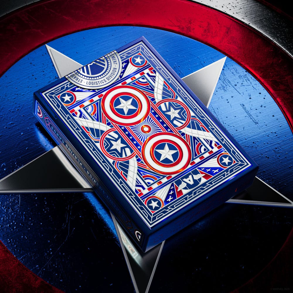 Captain America Playing Cards Patriotic Design Theory11