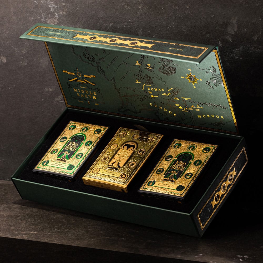 Lord of the Rings Playing Cards Premium Box Set 4 Decks Theory11