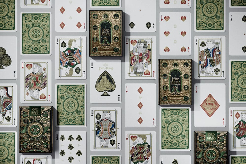 Lord of the Rings Playing Cards Premium Box Set 4 Decks Theory11