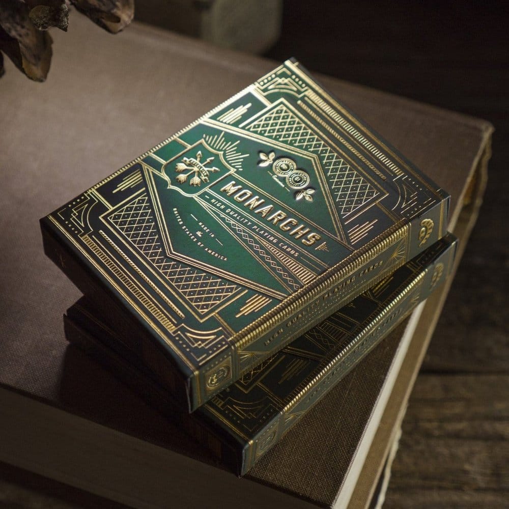 Theory 11 Playing Cards Monarch Green Theory11