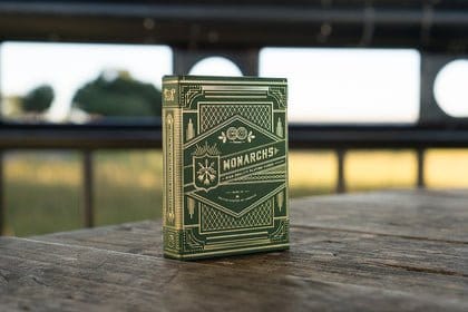 Theory 11 Playing Cards Monarch Green Theory11