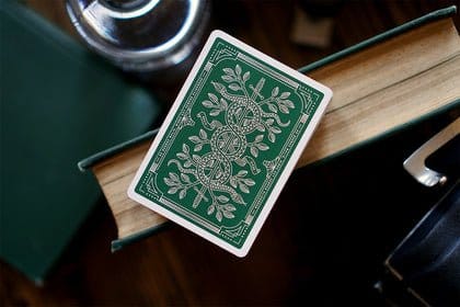 Theory 11 Playing Cards Monarch Green Theory11