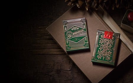 Theory 11 Playing Cards Monarch Green Theory11