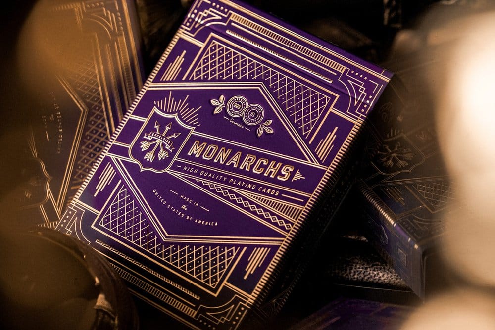 Theory 11 Playing Cards Monarch Purple Theory11
