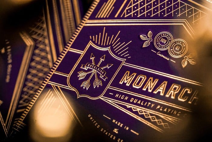Theory 11 Playing Cards Monarch Purple Theory11