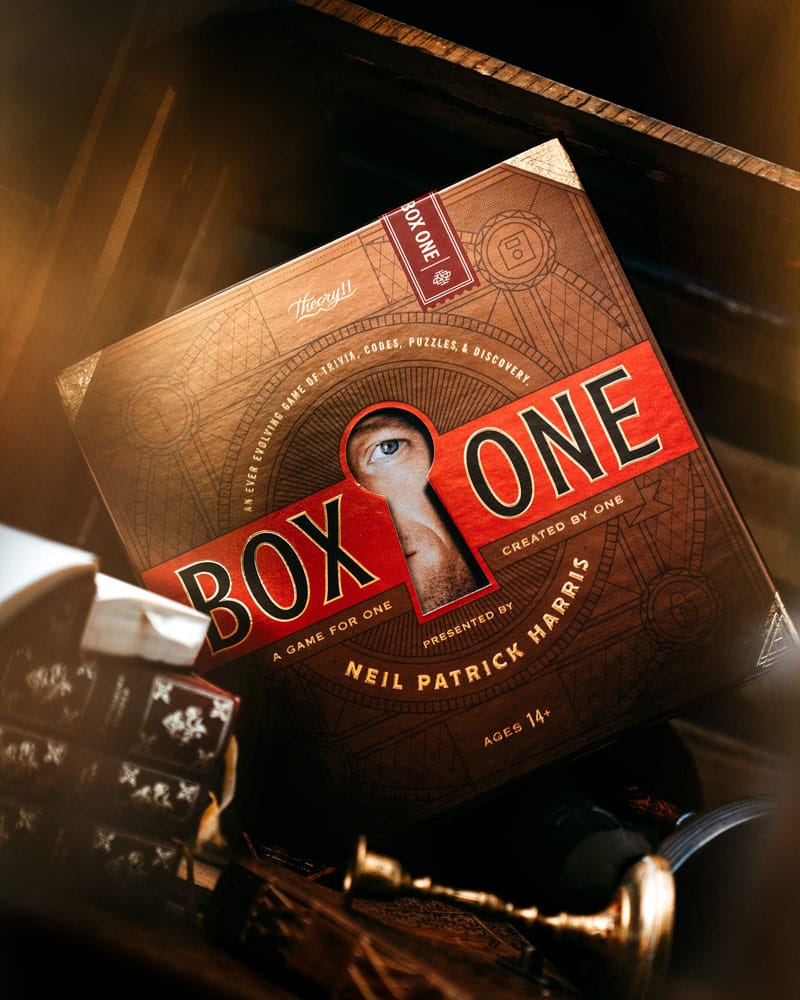 Neil Patrick Harris game box Box One Theory11