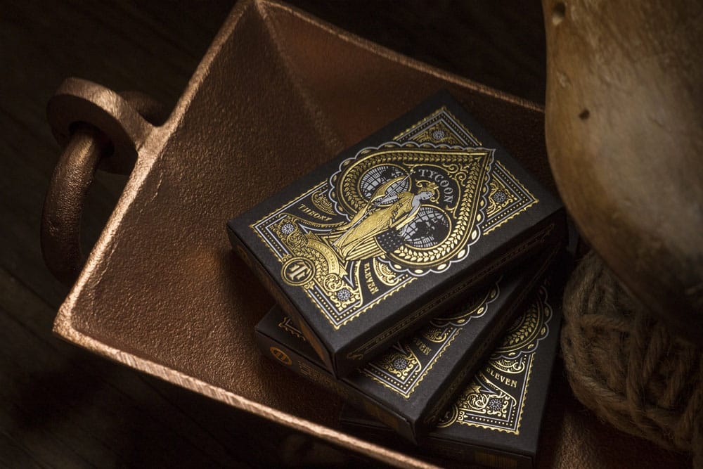 Tycoon Playing Cards Black Theory11