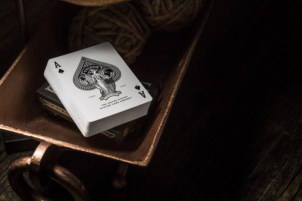 Tycoon Playing Cards Black Theory11