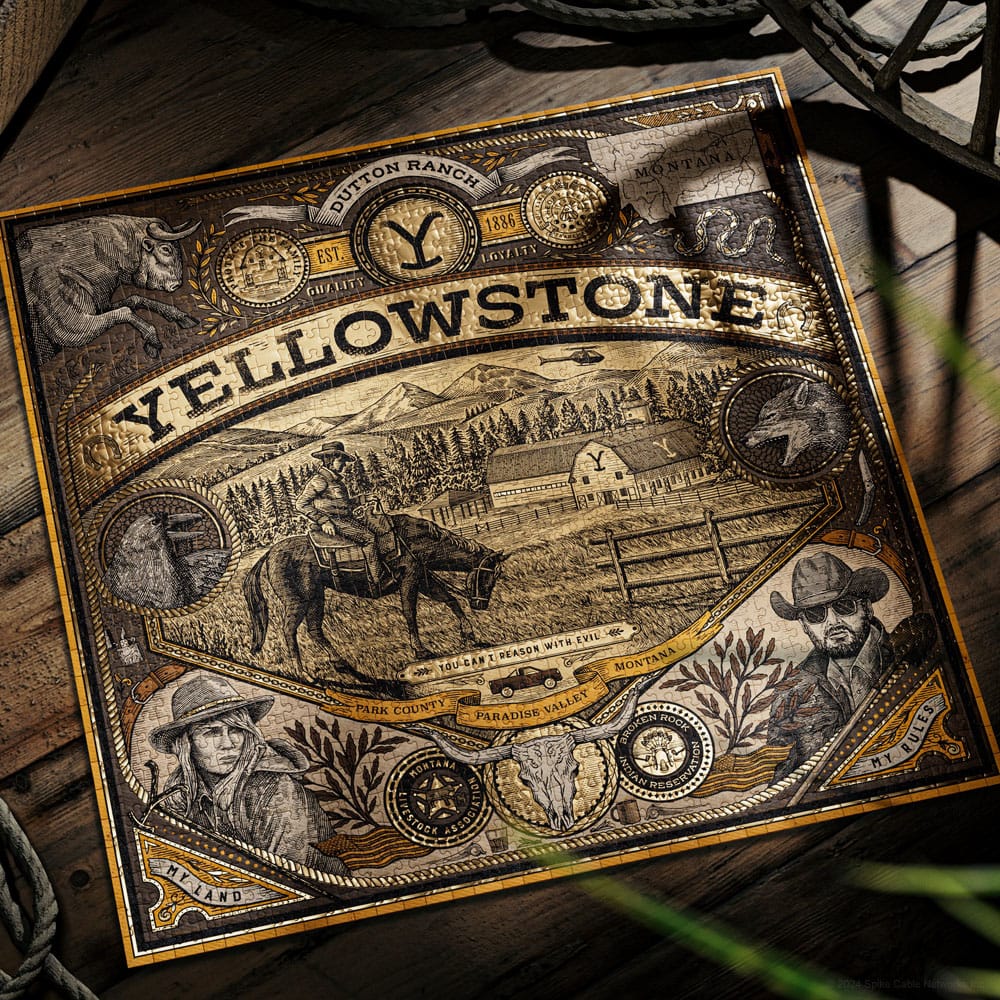 Yellowstone multi dimensional puzzle 1000 pieces Theory11