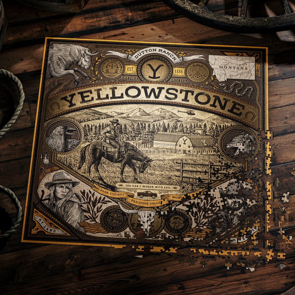 Yellowstone multi dimensional puzzle 1000 pieces Theory11