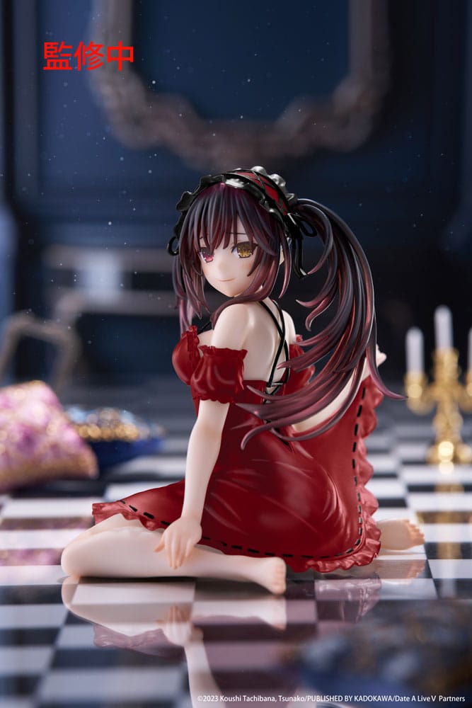 Date A Live V Desktop Cute Figure Kurumi Tokisaki Nightwear Ver. Renewal Taito Prize