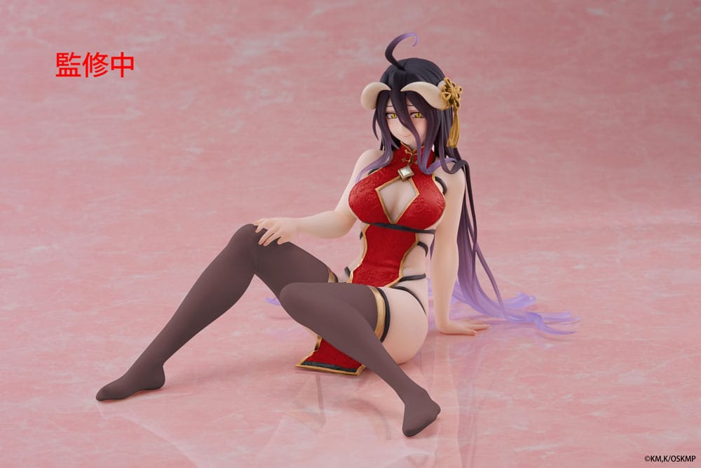 Overlord Desktop Cute Figure Albedo Chinese Dress Ver. Renewal Taito Prize