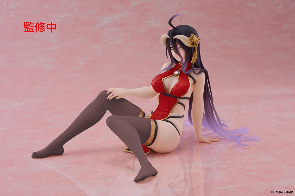 Overlord Desktop Cute Figure Albedo Chinese Dress Ver. Renewal Taito Prize