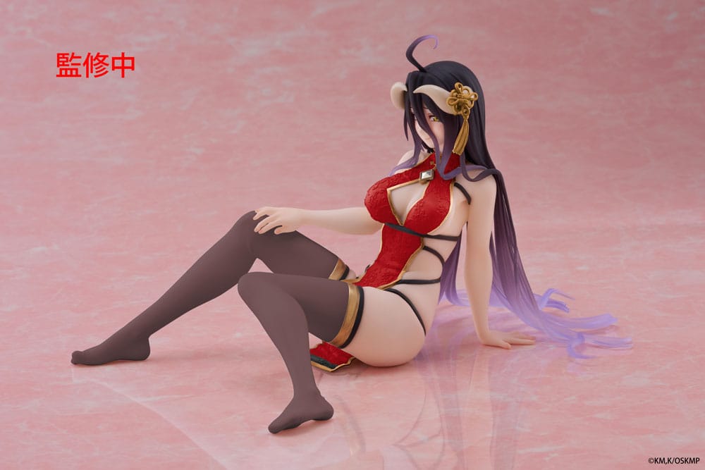 Overlord Desktop Cute Figure Albedo Chinese Dress Ver. Renewal Taito Prize