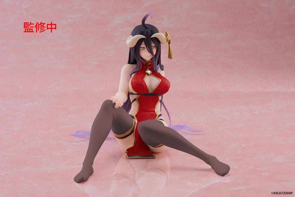 Overlord Desktop Cute Figure Albedo Chinese Dress Ver. Renewal Taito Prize
