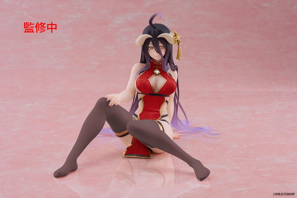 Overlord Desktop Cute Figure Albedo Chinese Dress Ver. Renewal Taito Prize