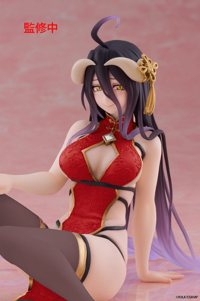 Overlord Desktop Cute Figure Albedo Chinese Dress Ver. Renewal Taito Prize