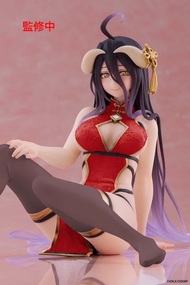 Overlord Desktop Cute Figure Albedo Chinese Dress Ver. Renewal Taito Prize