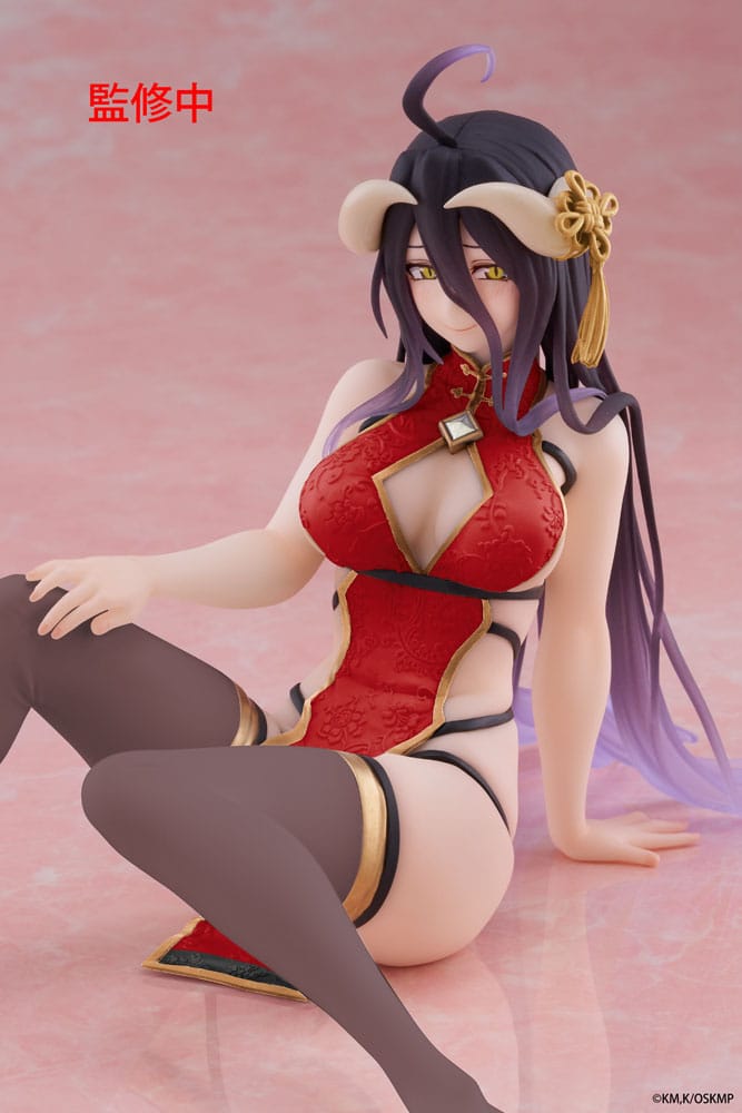 Overlord Desktop Cute Figure Albedo Chinese Dress Ver. Renewal Taito Prize