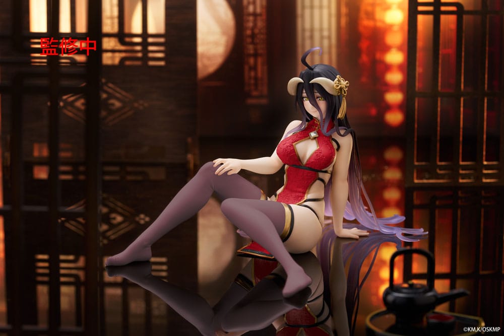 Overlord Desktop Cute Figure Albedo Chinese Dress Ver. Renewal Taito Prize