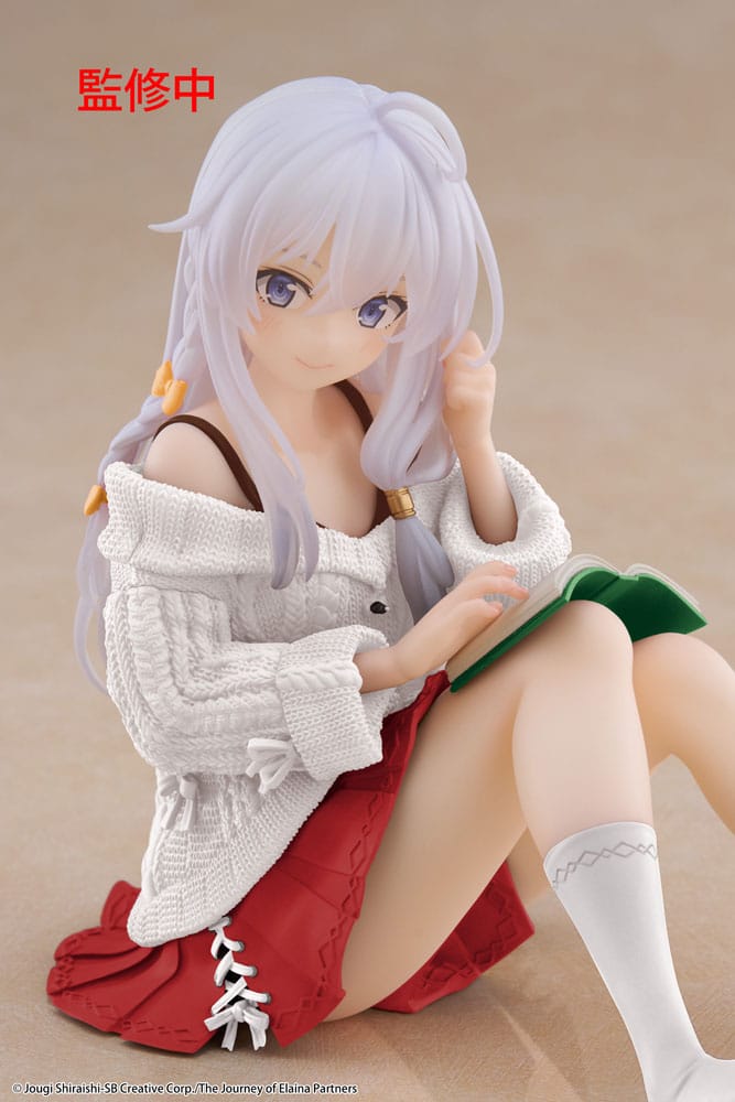 Wandering Witch The Journey of Elaina Desktop Cute Figure Elaina Casual Clothes Ver. Renewal Taito Prize