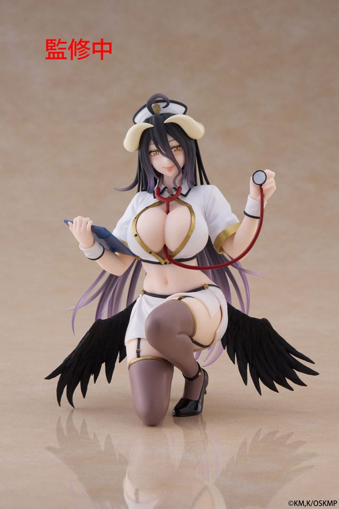 Overlord Desktop Cute Figure Albedo Nurse Ver. Renewal Taito Prize