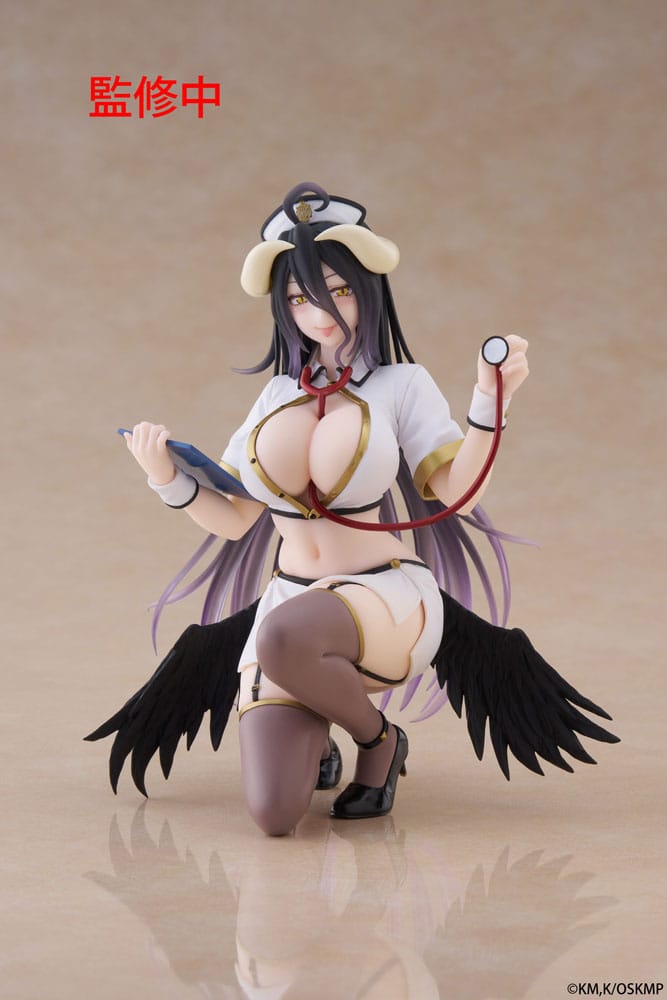 Overlord Desktop Cute Figure Albedo Nurse Ver. Renewal Taito Prize