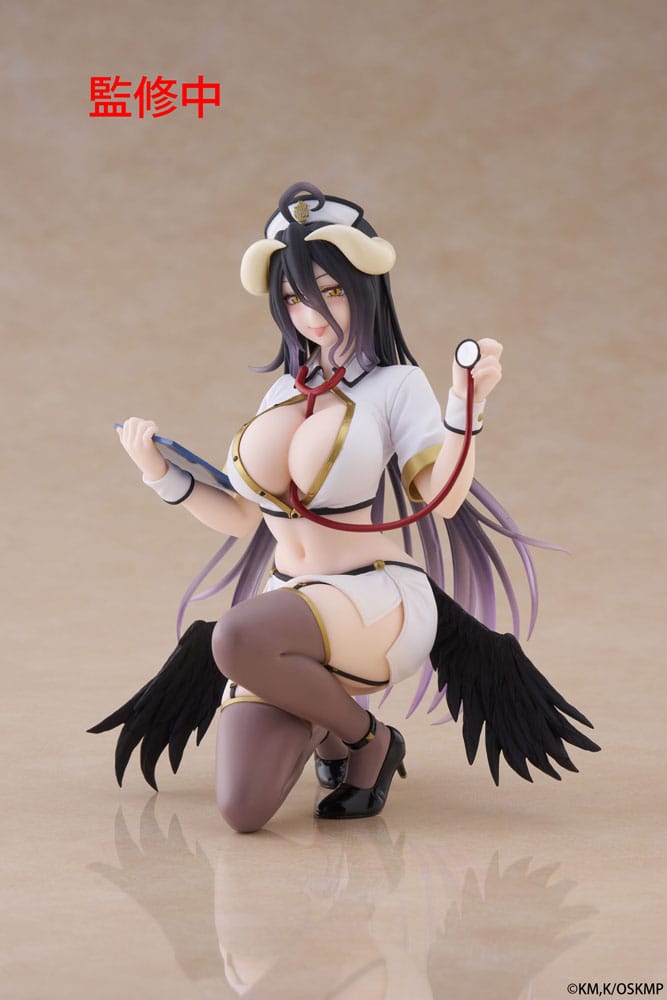 Overlord Desktop Cute Figure Albedo Nurse Ver. Renewal Taito Prize