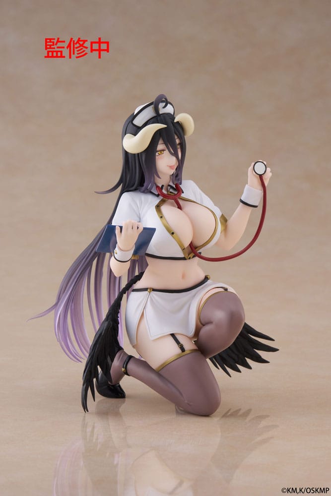 Overlord Desktop Cute Figure Albedo Nurse Ver. Renewal Taito Prize