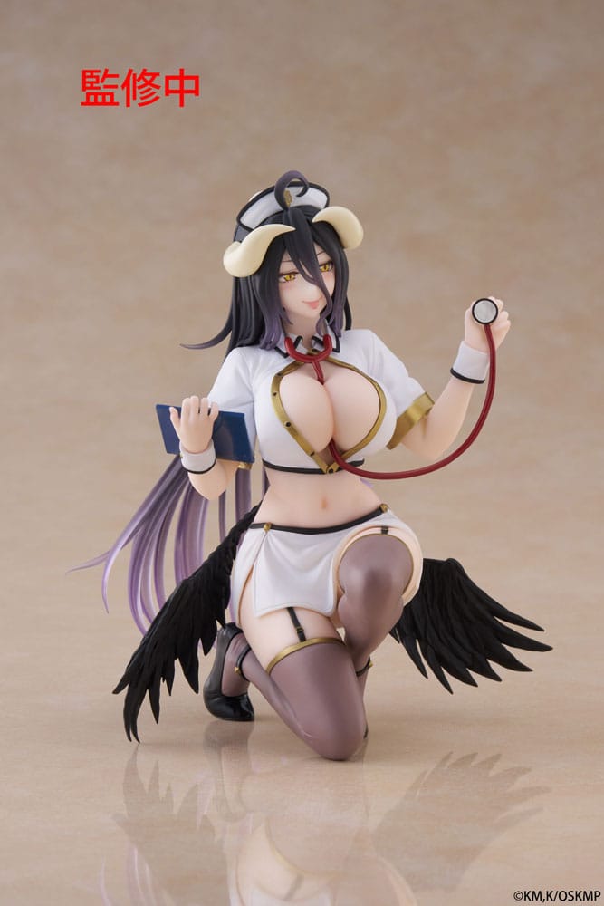 Overlord Desktop Cute Figure Albedo Nurse Ver. Renewal Taito Prize