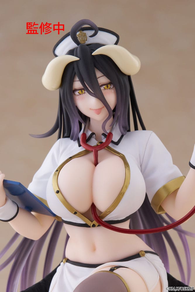 Overlord Desktop Cute Figure Albedo Nurse Ver. Renewal Taito Prize