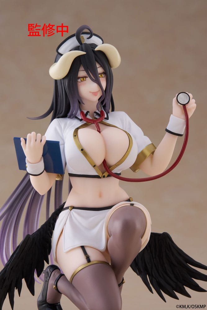 Overlord Desktop Cute Figure Albedo Nurse Ver. Renewal Taito Prize