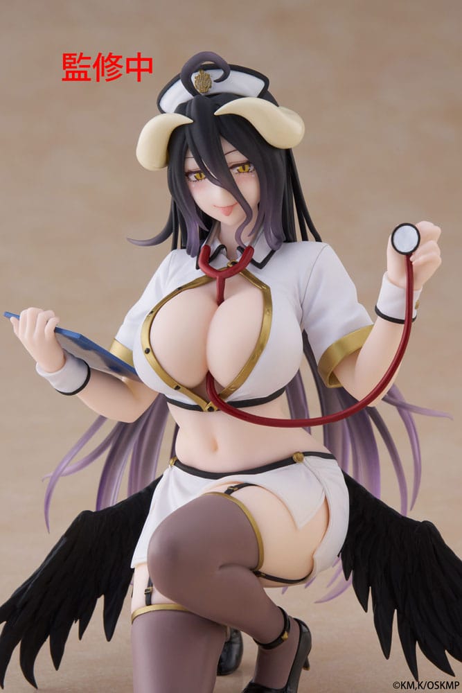 Overlord Desktop Cute Figure Albedo Nurse Ver. Renewal Taito Prize