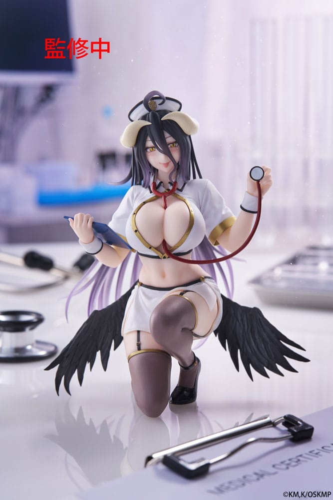 Overlord Desktop Cute Figure Albedo Nurse Ver. Renewal Taito Prize