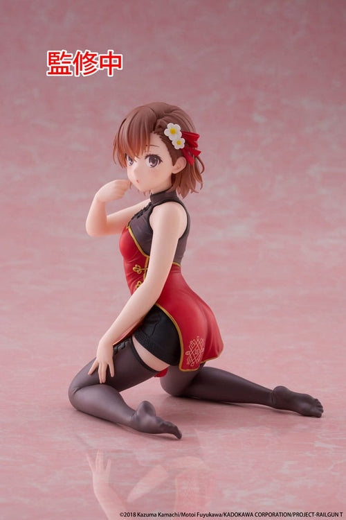 A Certain Scientific Railgun Desktop Cute Figure Mikoto Misaka Chinese Dress Ver. Taito Prize