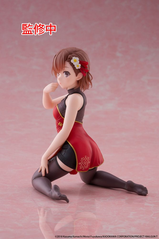 A Certain Scientific Railgun Desktop Cute Figure Mikoto Misaka Chinese Dress Ver. Taito Prize