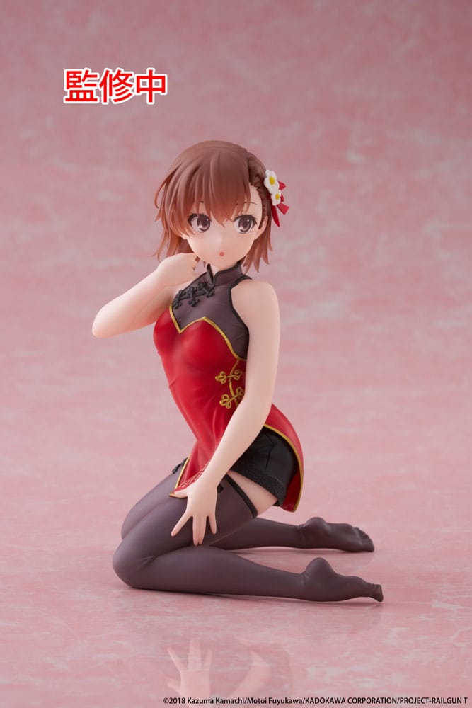 A Certain Scientific Railgun Desktop Cute Figure Mikoto Misaka Chinese Dress Ver. Taito Prize