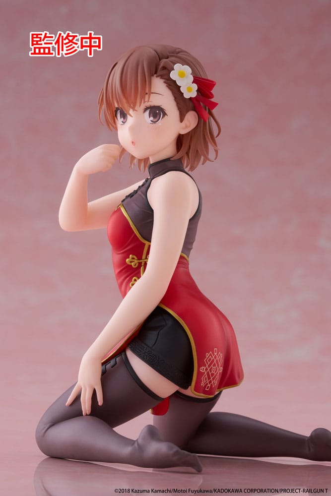A Certain Scientific Railgun Desktop Cute Figure Mikoto Misaka Chinese Dress Ver. Taito Prize
