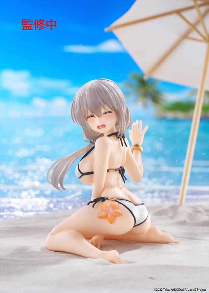 Uzaki chan Wants to Hang Out! Desktop Cute Figure Tsuki Uzaki Swimwear Ver. Taito Prize