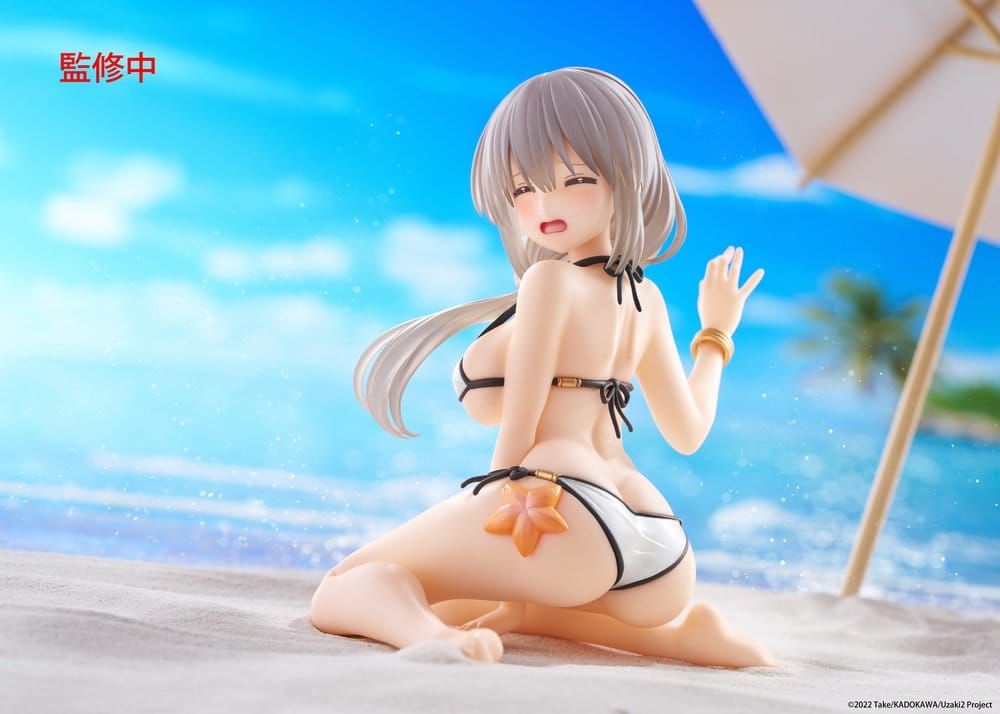 Uzaki chan Wants to Hang Out! Desktop Cute Figure Tsuki Uzaki Swimwear Ver. Taito Prize