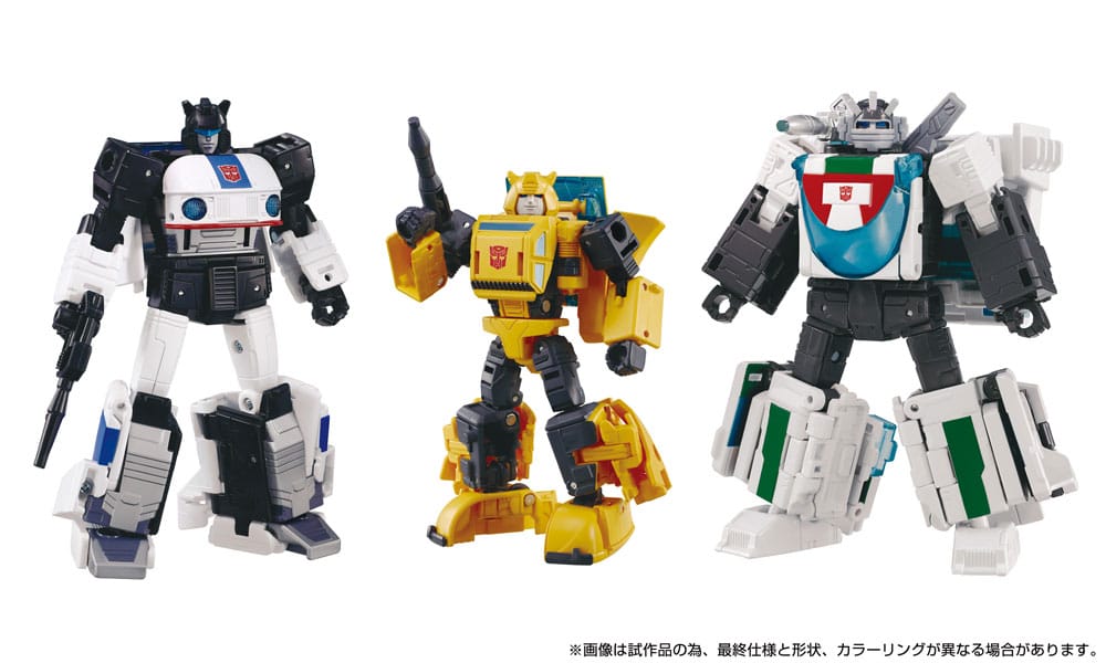 Transformers Dramatic Capture Series Action Figure 3 Pack Cybertron Chase Takara Tomy