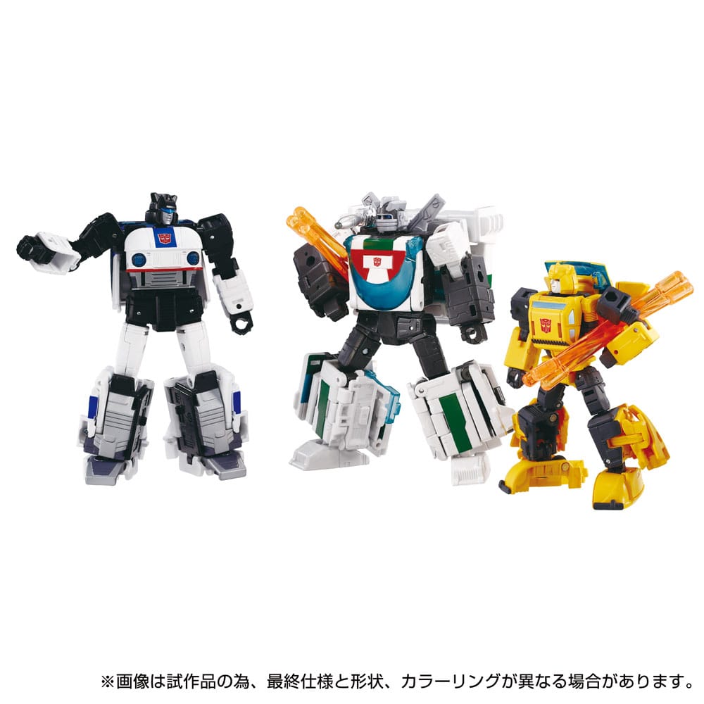 Transformers Dramatic Capture Series Action Figure 3 Pack Cybertron Chase Takara Tomy